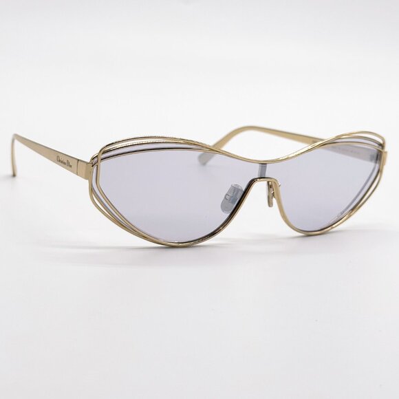NEW DIOR SUNGLASSES, WOMEN DIOR FILDIOR M1U B0A4 SILVER GOLD METAL EYEWEAR DIOR - Picture 4 of 12